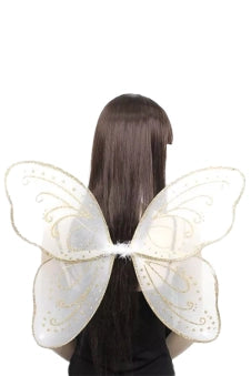 White and Gold Fairy Wings
