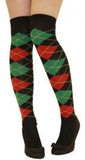 Black, green and red Diamond Socks