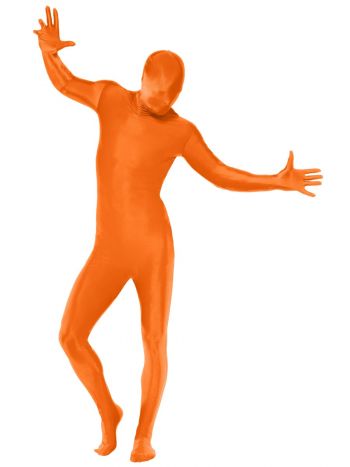 Orange second skin costume