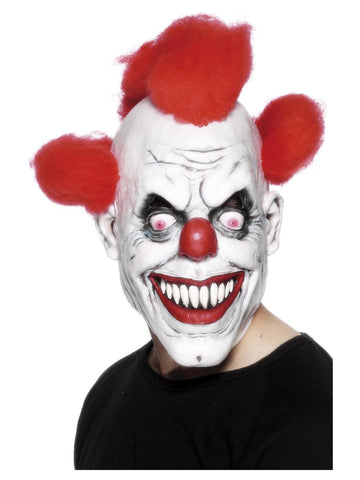 Clown Mask with Red Hair