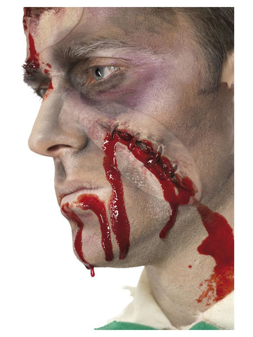Self Stitched Up Latex Scar
