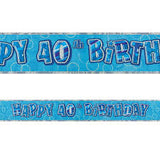 Blue Birthday Banners