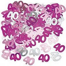 Table Confetti - 40th