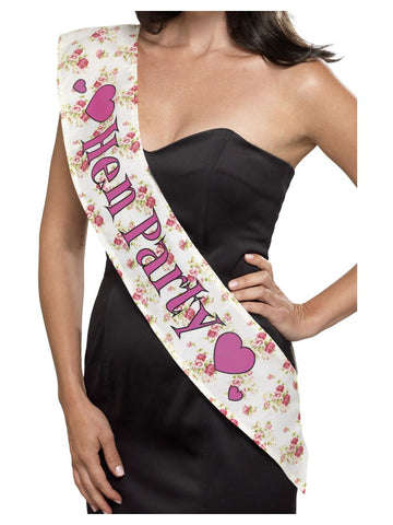 Deluxe Vintage Hen Party Sash