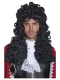 Black Pirate Captain Wig