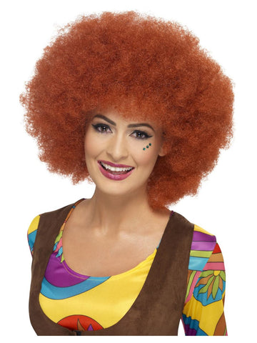 Auburn / Ginger Mega-Huge Afro Wig