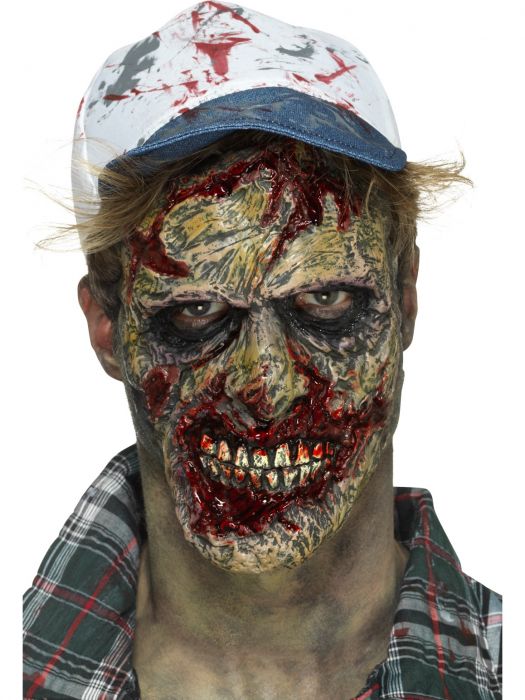 Mangled Zombie Face Prosthetic Mangled Zombie Face Prosthetic