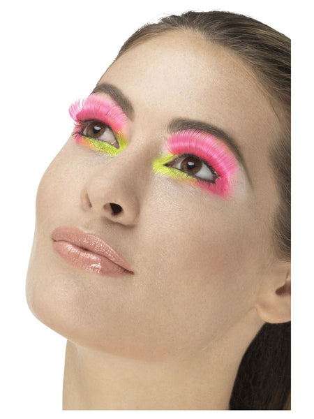 Neon Pink Eyelashes