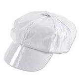 Shiny White PVC 60's Cap