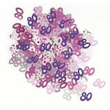 Table Confetti - Pink 80th