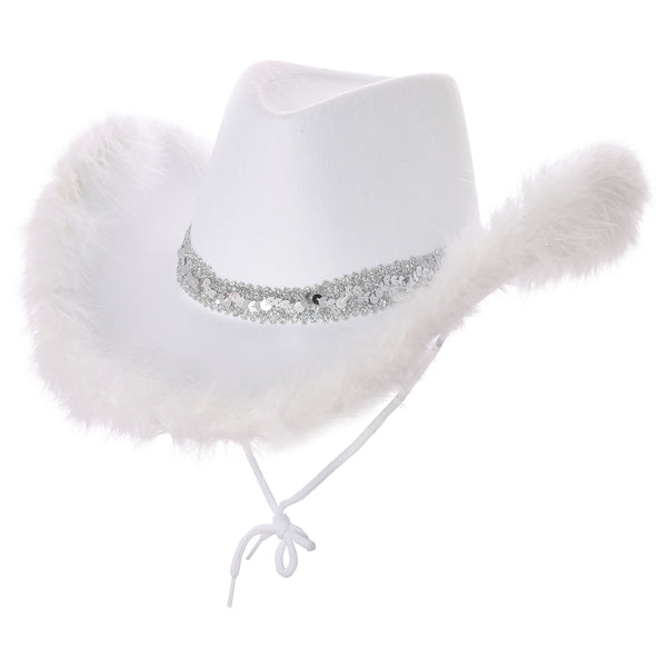 Texan Cowgirl Hat with Sequin Trim