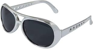 Elvis Silver Rock and Roll Glasses