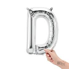 Foil Air Filled Letter Balloons