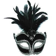 Black Velvet Masquerade Mask