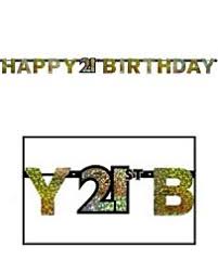 21st Birthday Banner