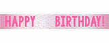 Pink Birthday Banners