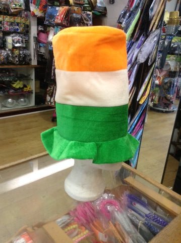 Irish Hat - Green, White and Orange