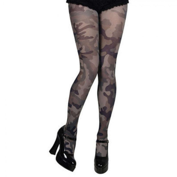 Opaque Camouflage Tights
