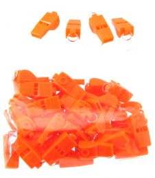 Orange Plastic Whistle