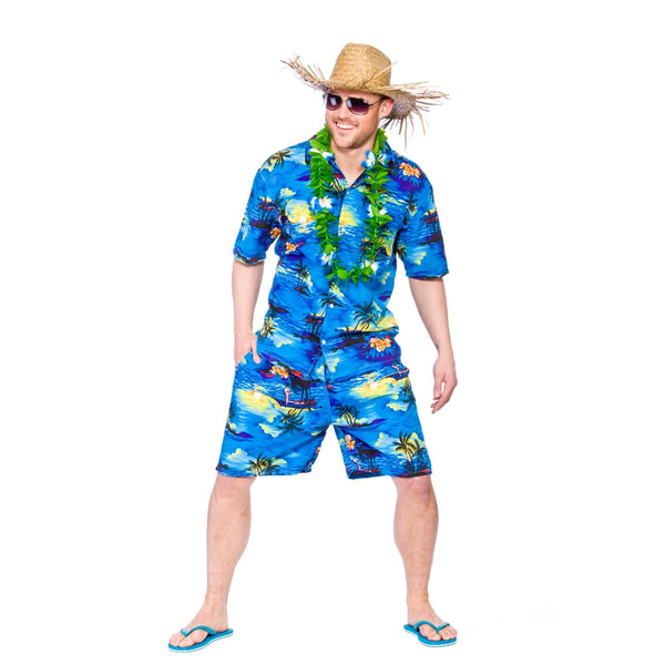 Hawaiian Beach Party Shirt and Short Set