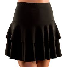 80's Black RaRa Skirt