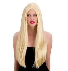 Long Blonde Hippie Wig