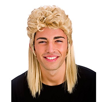 80's Blonde Mullet Wig