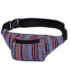 Blue/Red Patterned Bumbag