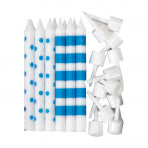 Stripes and Dots Birthday Candles