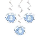 Blue Baby Shower Hanging Decorations