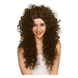 Long Curly Brown Perm Wig