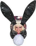 Black Glitter Bunny Ears Set