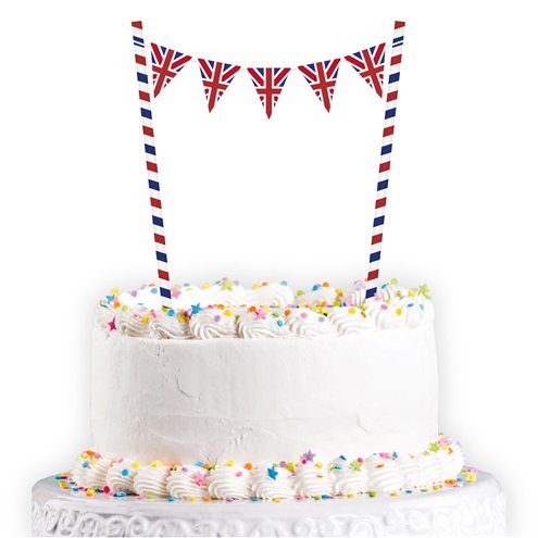 Union Jack Cake Picks Bunting Union Jack Cake Picks Bunting
