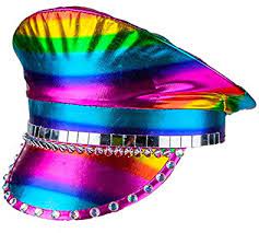 Deluxe Rainbow Captain Hat
