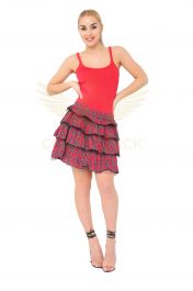 Tartan Ruffle Skirt