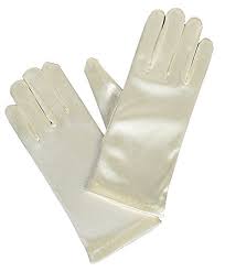 Cream Children's Gloves