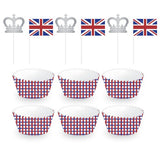 Union Jack Cupcake Kit