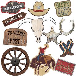 Wild West Cut Out Decorations