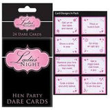 Hen Party Dare Cards