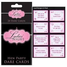 Hen Party Dare Cards