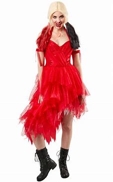 Harley Quinn Red Dress