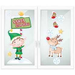Christmas Window Stickers