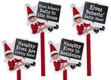 Elves Behavin' Badly Wooden Christmas Sign