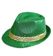 St Patrick's Day Sequinned Fedora