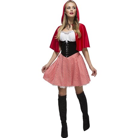 red riding hood corset dress Little red riding hood steampunk dress by My Oppa