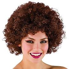 Funky Afro Wig - Brown