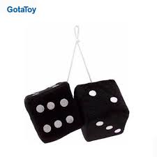 Black Furry Dice