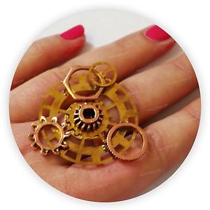 Steampunk Gear Ring