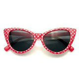 50's Style Polka Dot Sunglasses