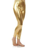 Gold Metallic Leggings